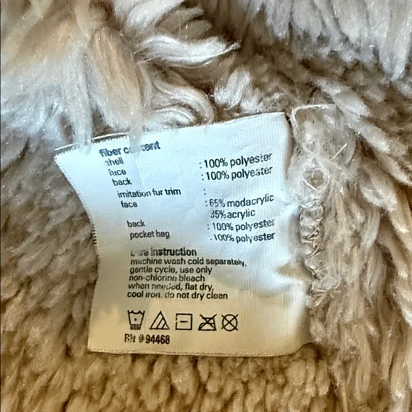 Women's Brown Faux Fur Trim Jacket - Picture 10 of 11